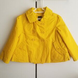 Sunny yellow 3T spring coat